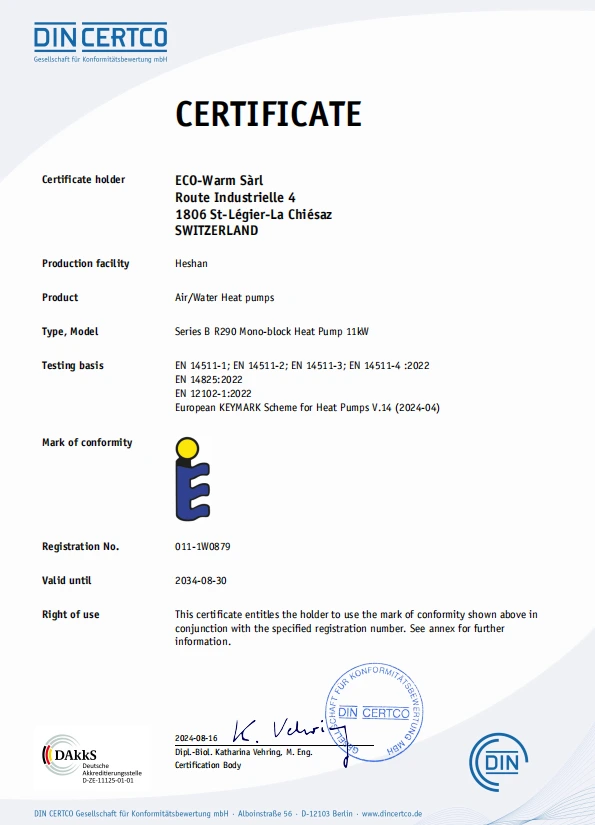 KeyMark R290 11kW
